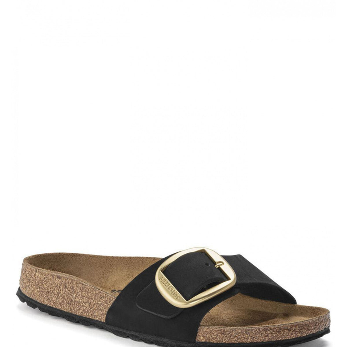 Madrid Big Buckle Nubuck Womens Black