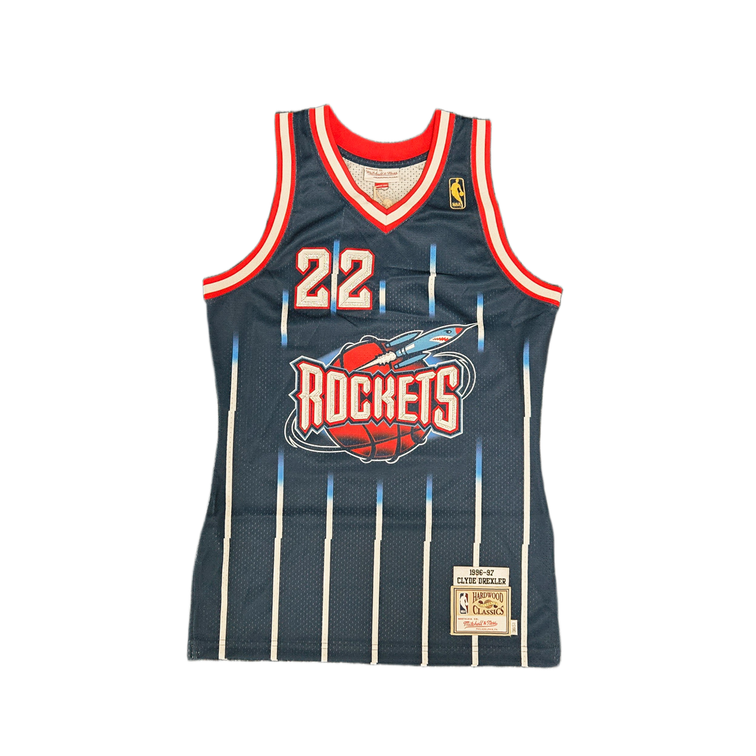 Mitchell And Ness Mitchell And Ness Auth Jersey Houston Sporttop Blu MN181722634296CDRES