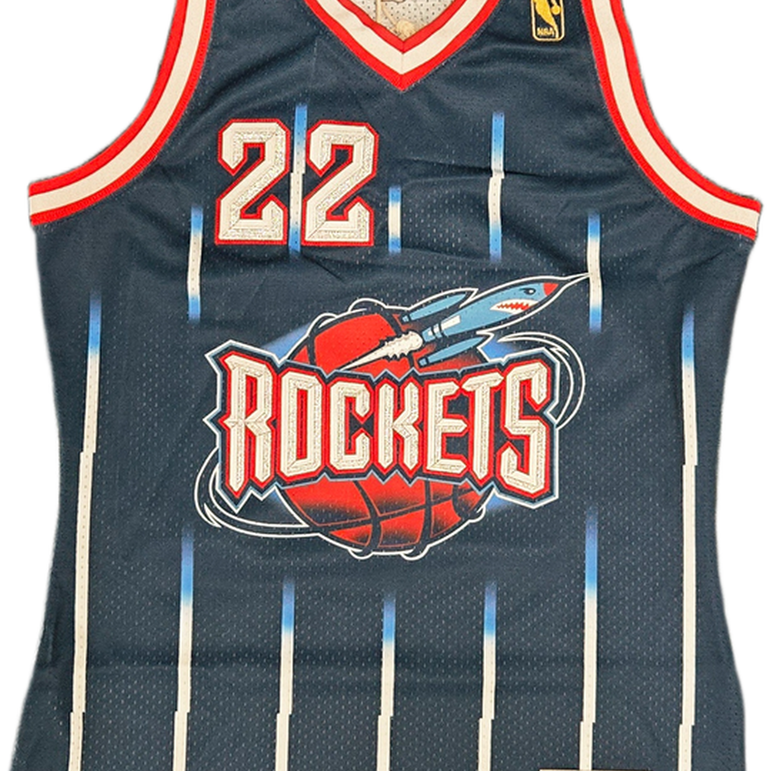 Mitchell And Ness Mitchell And Ness Auth Jersey Houston Sporttop Blu MN181722634296CDRES