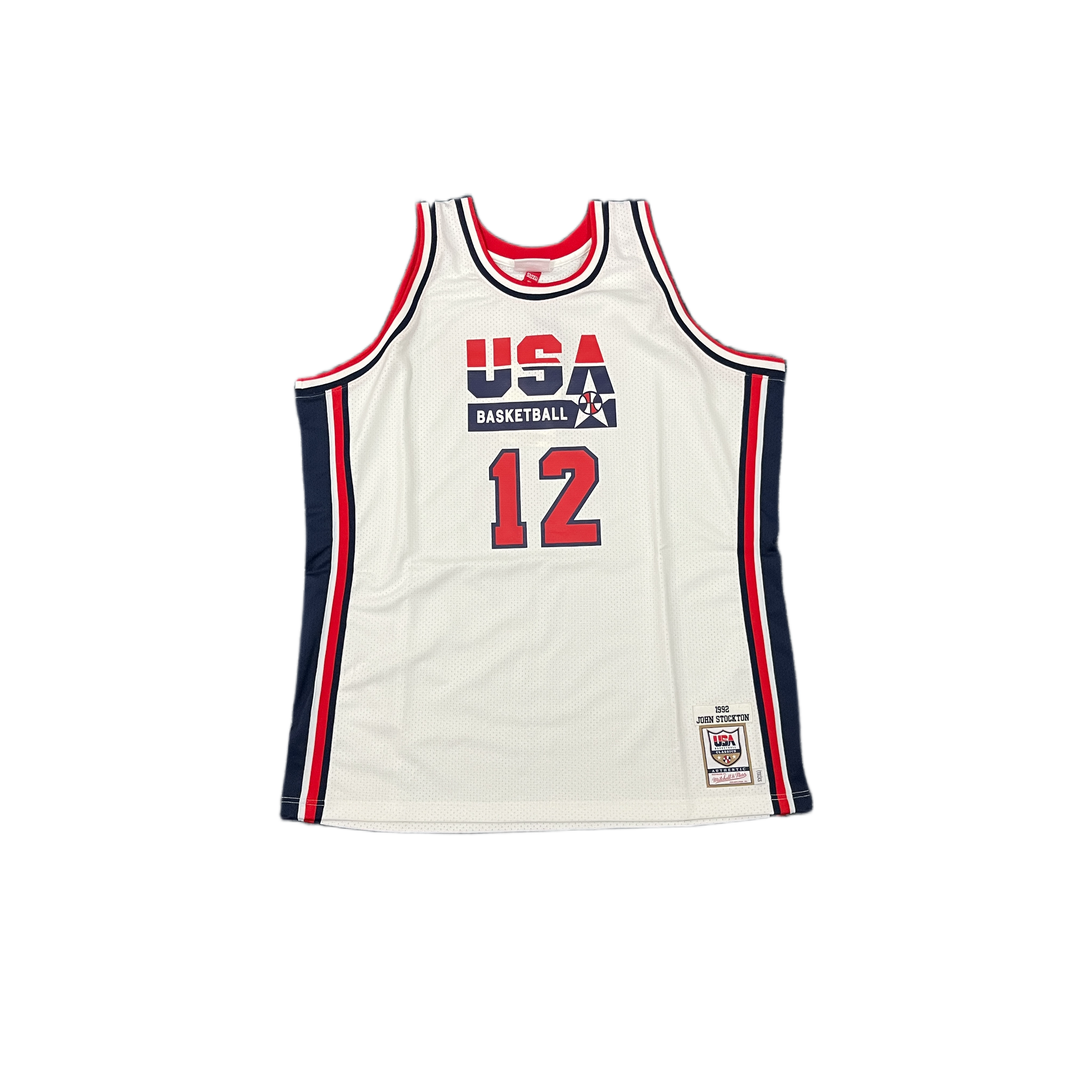 Mitchell And Ness Mitchell And Ness Auth Jersey Team Usa Sporttop Wt MN19085USAWHIT92JSTS