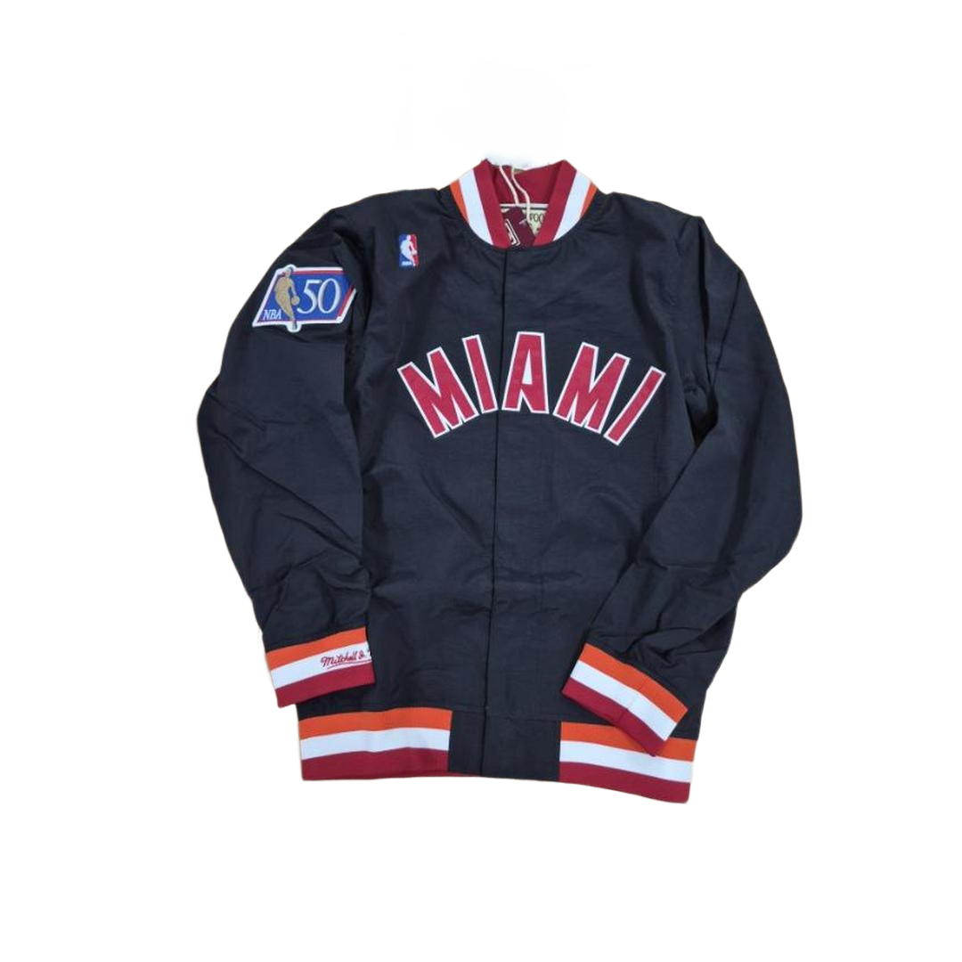 Mitchell And Ness Mitchell And Ness Authen Warm Up Jacke Jacket Blk MN19189MHEBLCK96XS