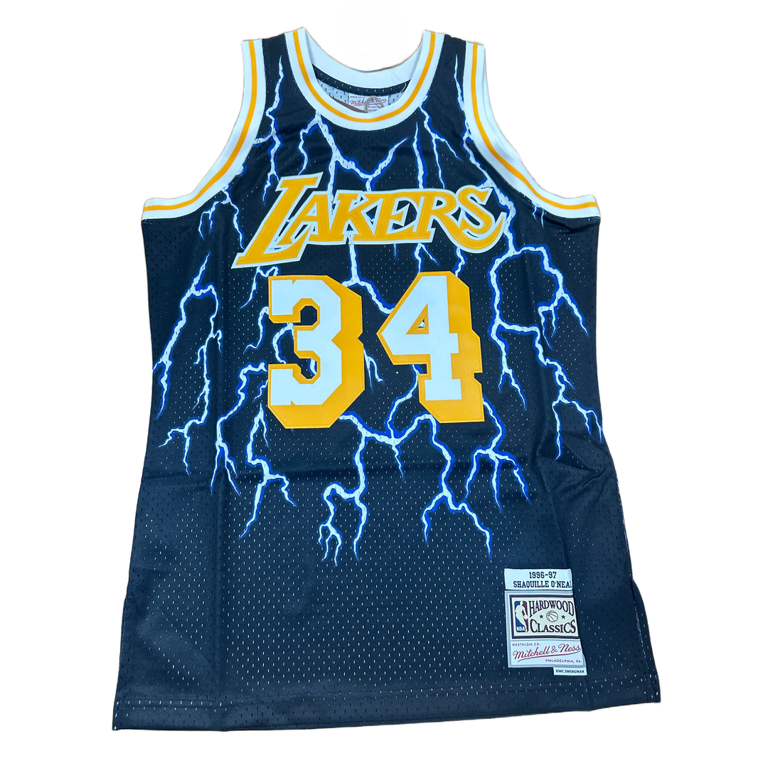 Mitchell And Ness Mitchell And Ness Lightning Swing Jers Sporttop Prpl&Blk MN18008LALPTBKM