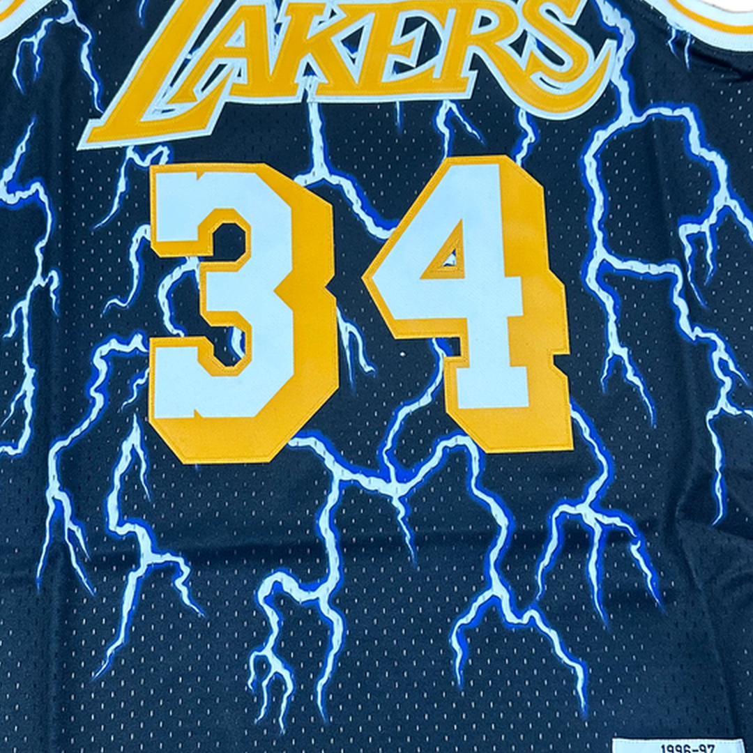 Mitchell And Ness Mitchell And Ness Lightning Swing Jers Sporttop Prpl&Blk MN18008LALPTBKM