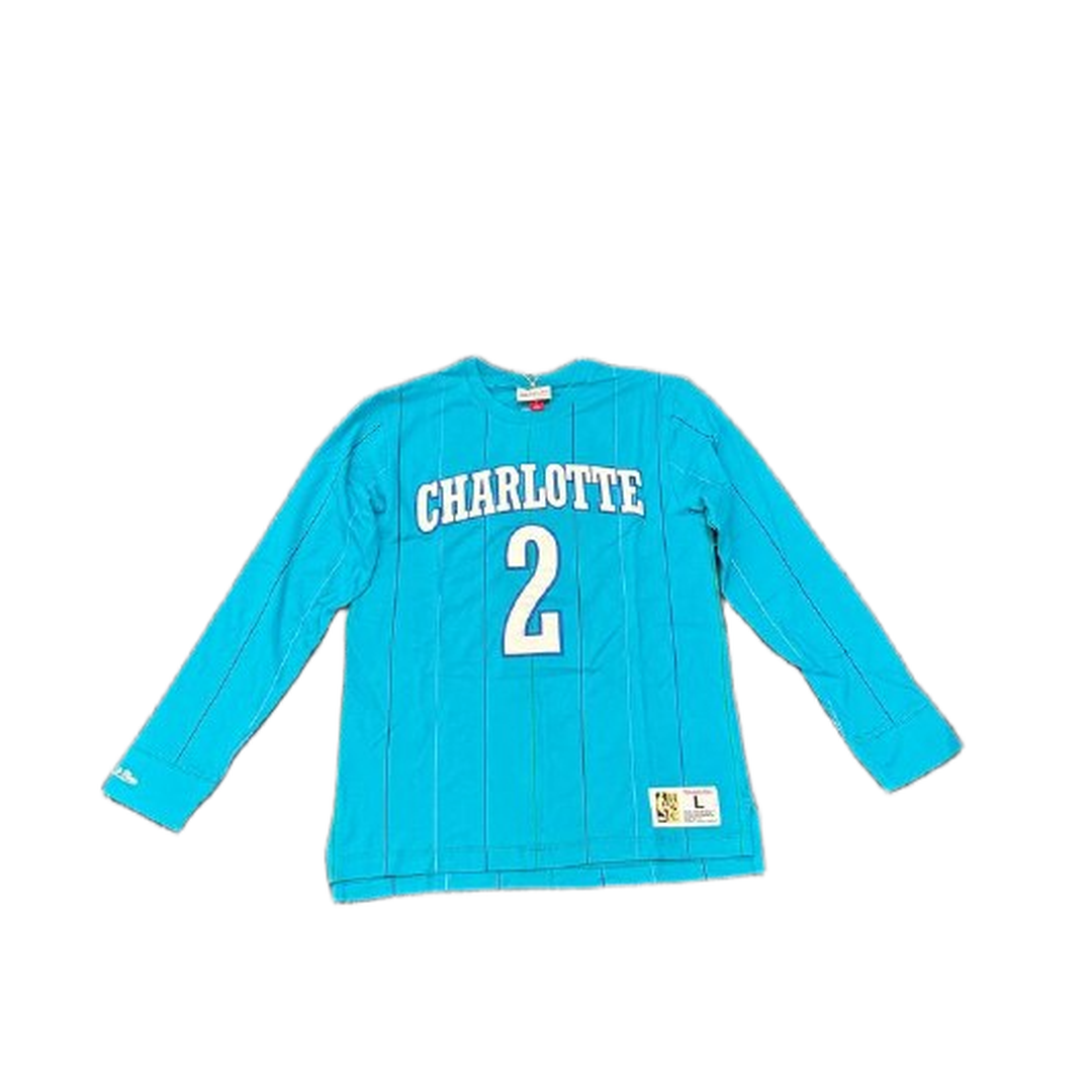 Mitchell And Ness Mitchell And Ness Ls Tee Sporttop Ltblu MN18149CHOHRBL92LJOS