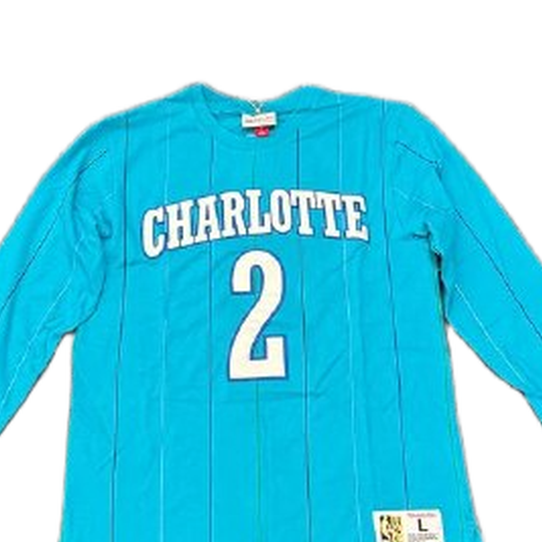 Mitchell And Ness Mitchell And Ness Ls Tee Sporttop Ltblu MN18149CHOHRBL92LJOS