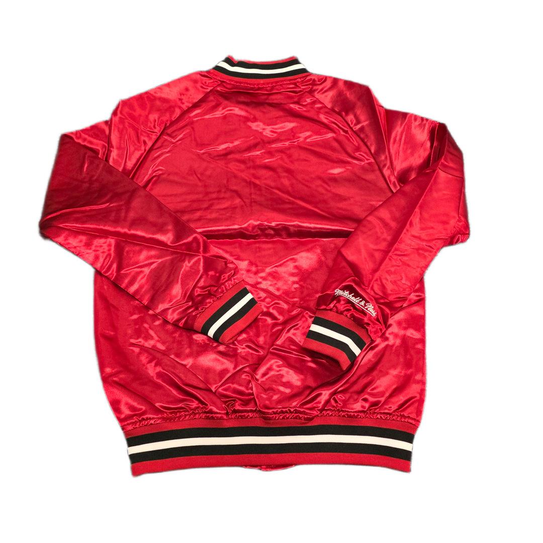Mitchell And Ness Mitchell And Ness Lt.Weight Satin Jack Jacket Rd MN18013CBUSCAR1S