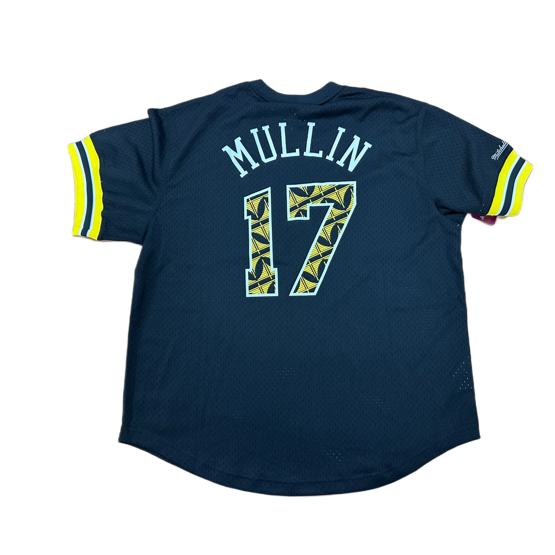 Mitchell And Ness Mitchell And Ness Mesh Crew Neck Golde Sporttop Blk MN18062GSWBLCK93CMUS