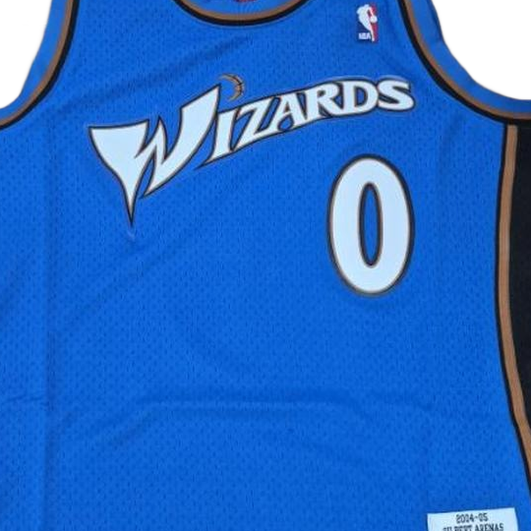Mitchell And Ness Mitchell And Ness Nba Dark Jersey Wiza Sporttop Blu WWI04GARBLUE
