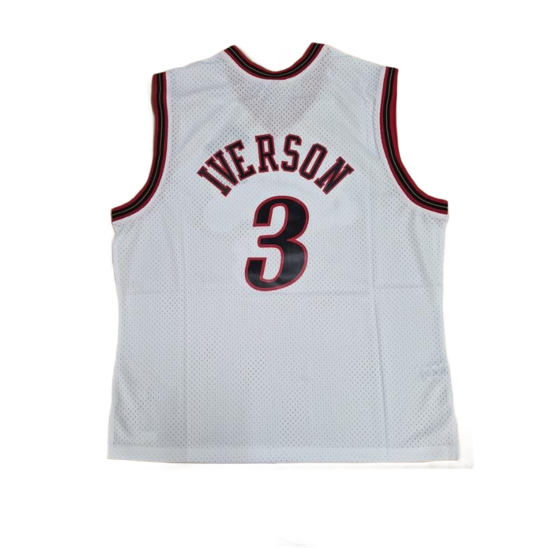 Mitchell And Ness Mitchell And Ness Nba Swingman Home Je Sporttop Wht MN18200P76WHIT00AIVSS