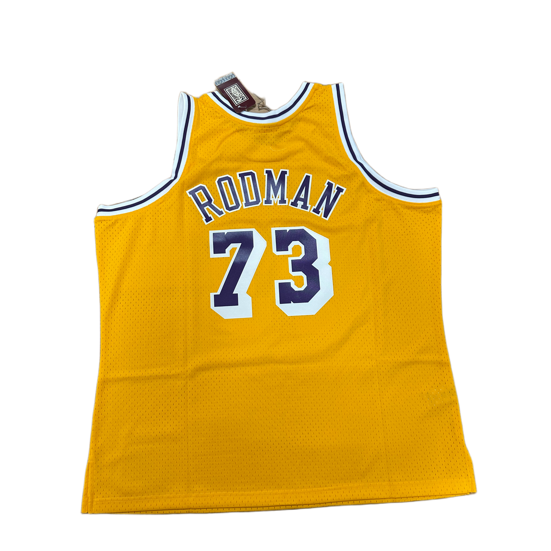 Mitchell And Ness Mitchell And Ness Swing Jersey Los Ang Sporttop Gld MN20064LALGOLD98DRDS