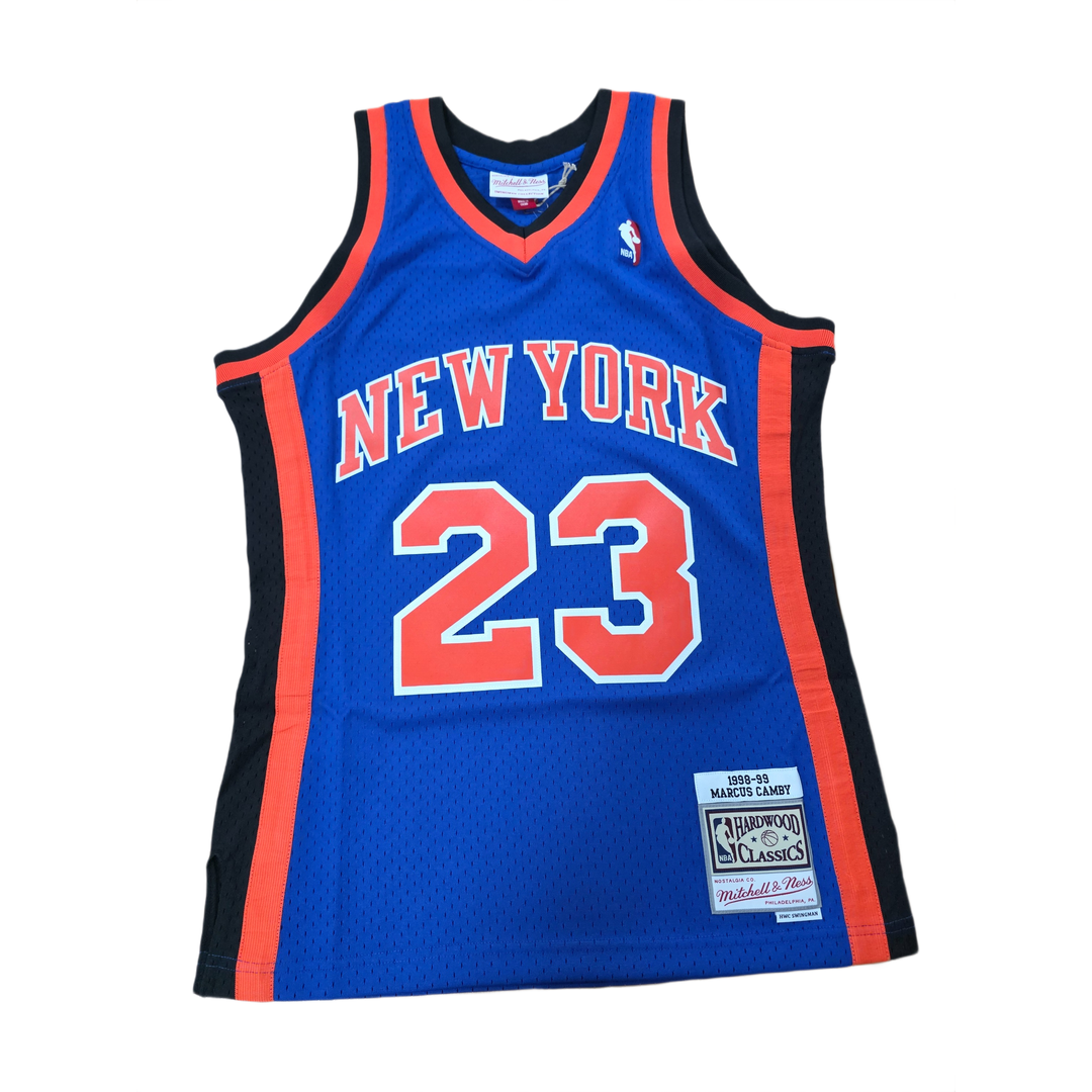 Mitchell And Ness Mitchell And Ness Swing Jersey New Yor Sporttop Blu MN18449NYKROYA98MCMS