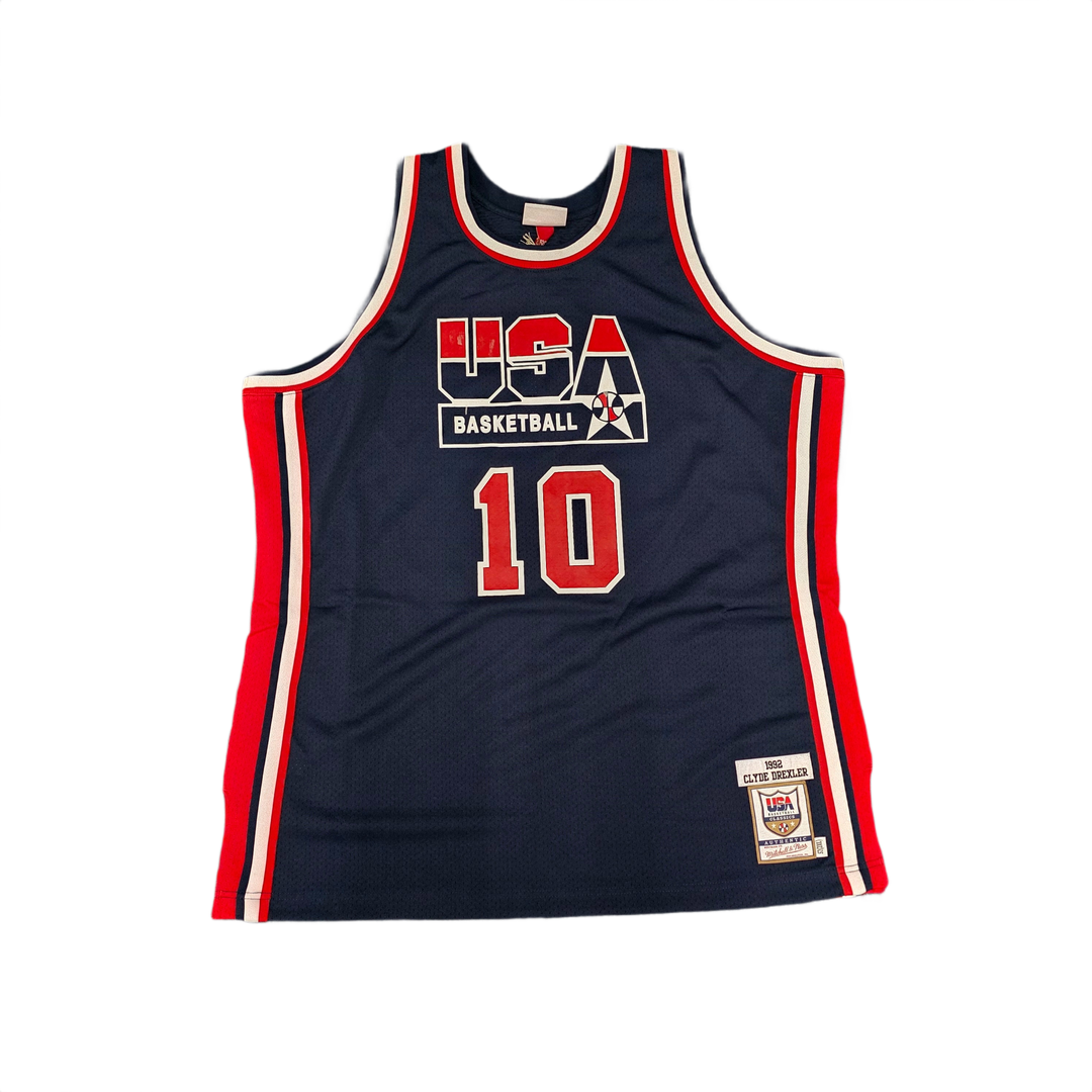 Mitchell And Ness Mitchell And Ness Team Usa Auth Jersey Sporttop Nvy MN18411USANAVY92CDRM