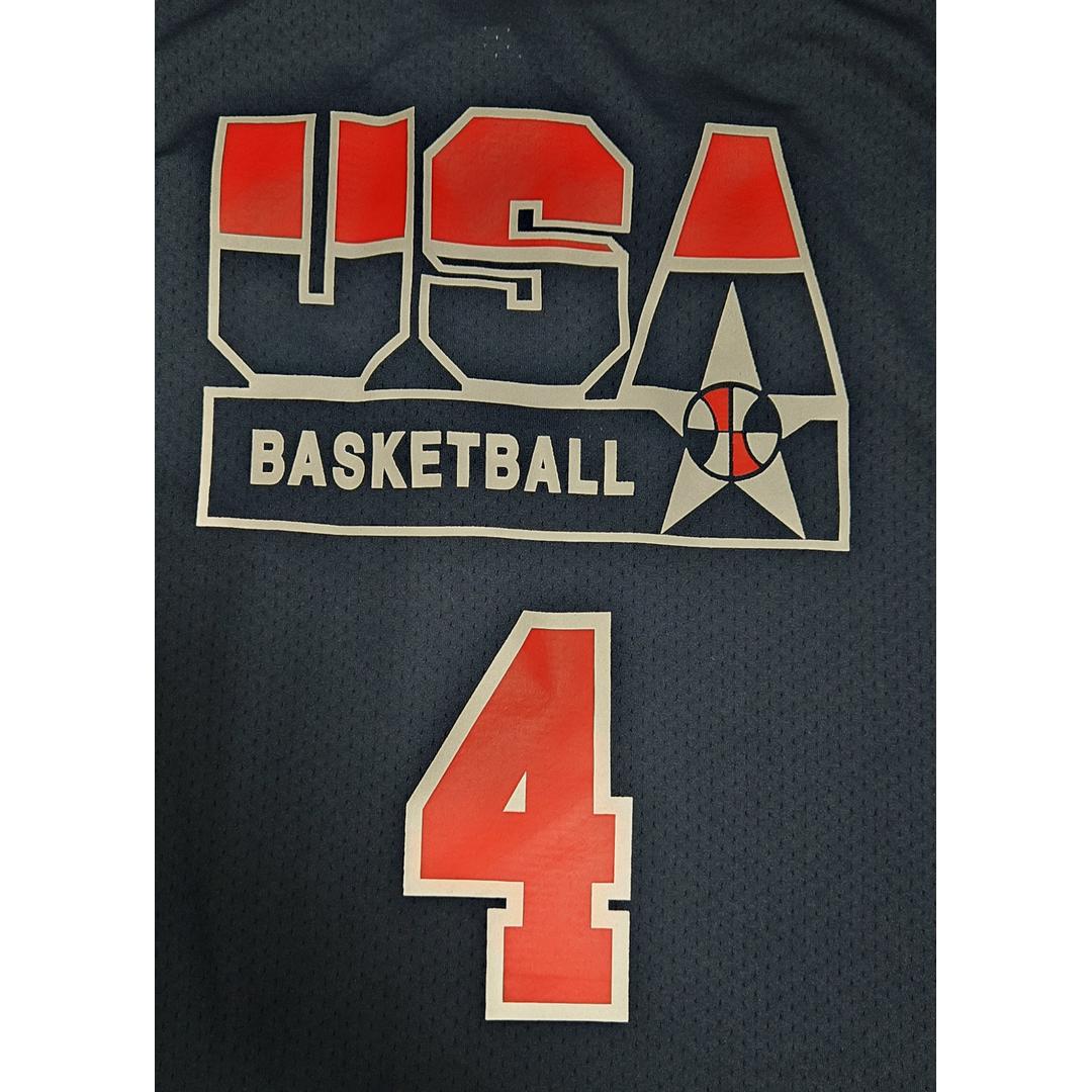 Mitchell And Ness Mitchell And Ness Team Usa Auth Jersey Sporttop Nvy MN18415USANAVY92CLAM