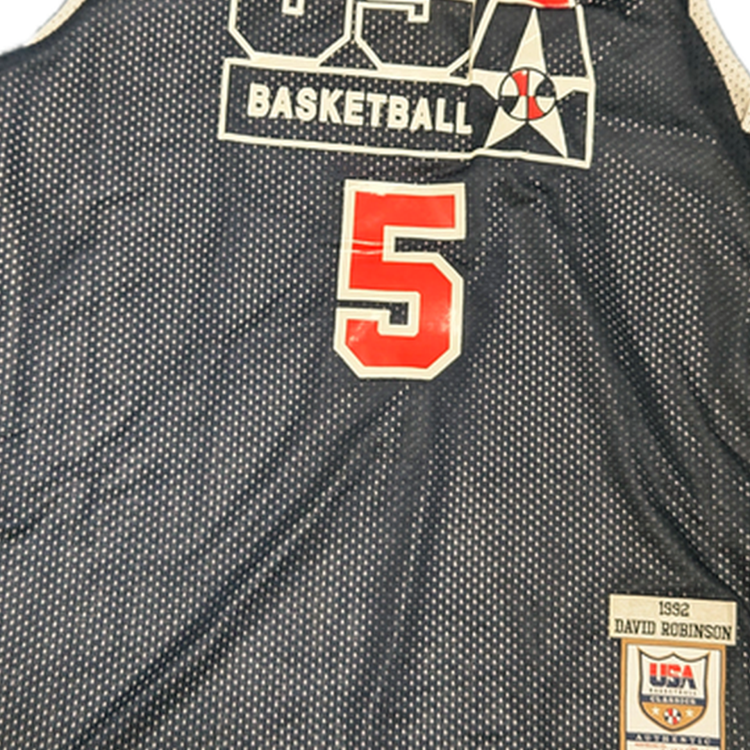 Mitchell And Ness Mitchell And Ness Team Usa Auth Revers Sporttop Nvy MN18439USANAVY92DRBM