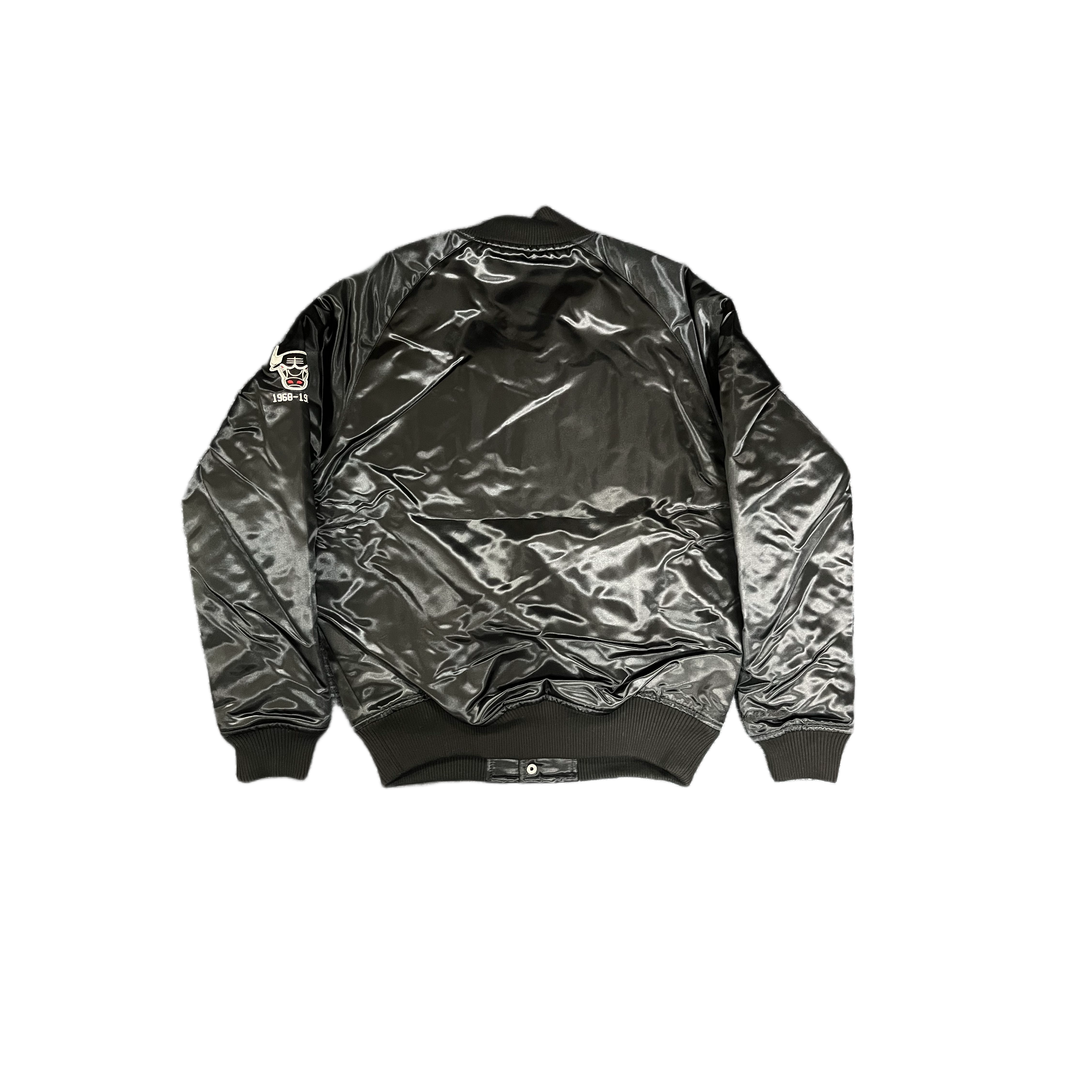 Mitchell And Ness Mitchell And Ness Tough Season Satin J Jacket Blk MN182BA57PECBUKFLOBLKS