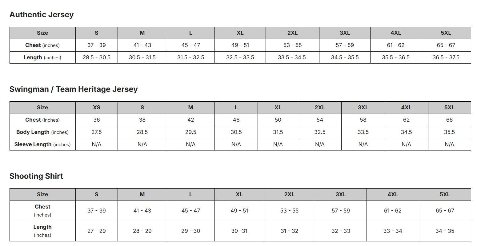 Shoes Size Chart Image