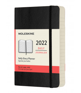 12-Months Daily Pocket Black Soft Cover