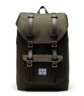 Herschel Little America Mid Ivy Green/Chicory Coffee Backpack