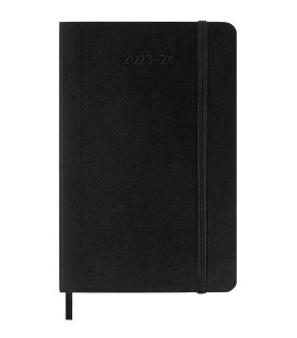 Classic Weekly Planner 2024 (POCKET) Soft 18-Month — Black [Notebook and Pads]
