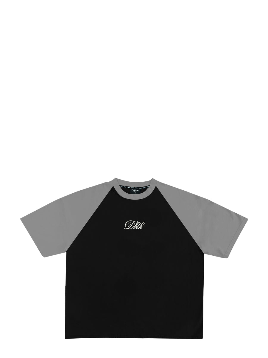 DONT BLAME THE KIDS APPAREL CO EVERGREEN RAGLAN TEE EMB