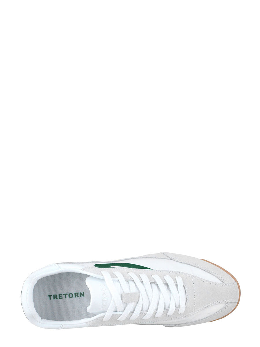 TRETORN Rawlins White/Green Womens Sneakers