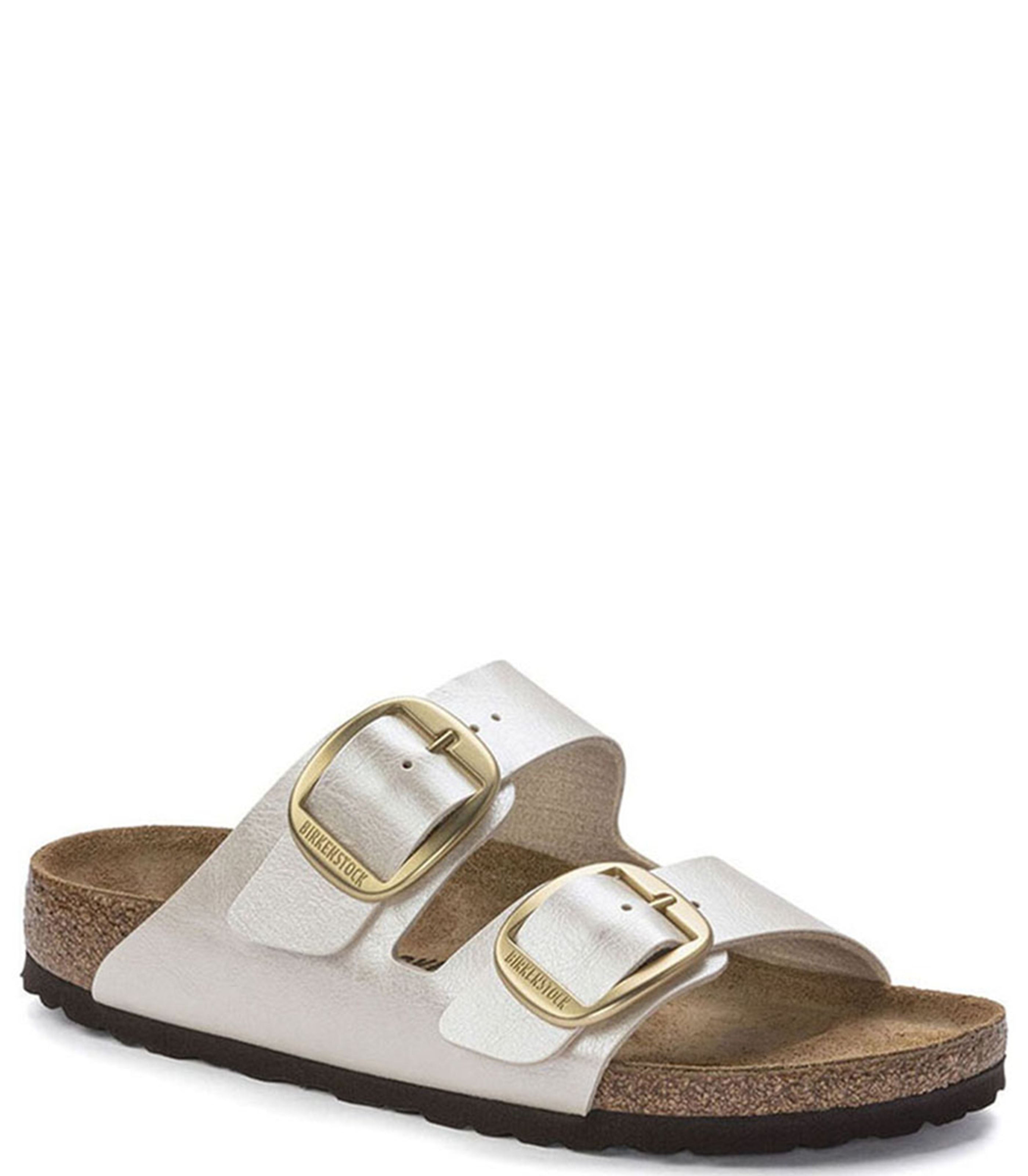 BIRKENSTOCK Arizona Big Buckle Womens Pearl White