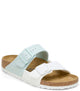BIRKENSTOCK Arizona Split Womens White/Surf Green