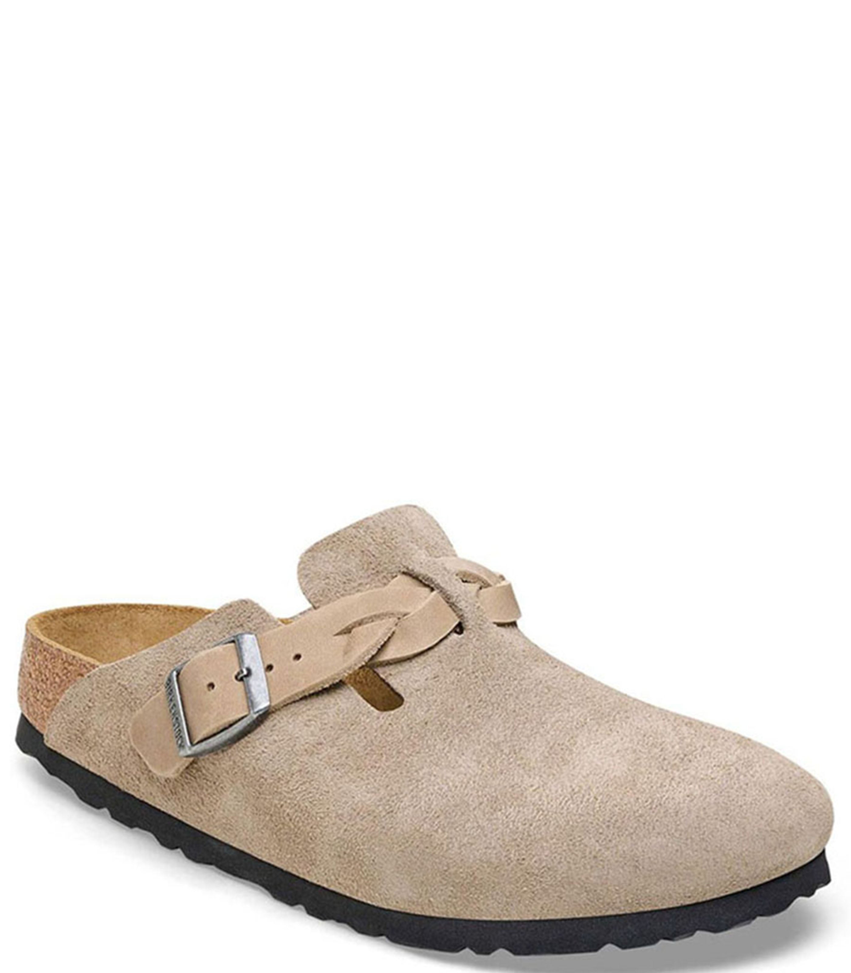 BIRKENSTOCK Boston Braided Womens Taupe
