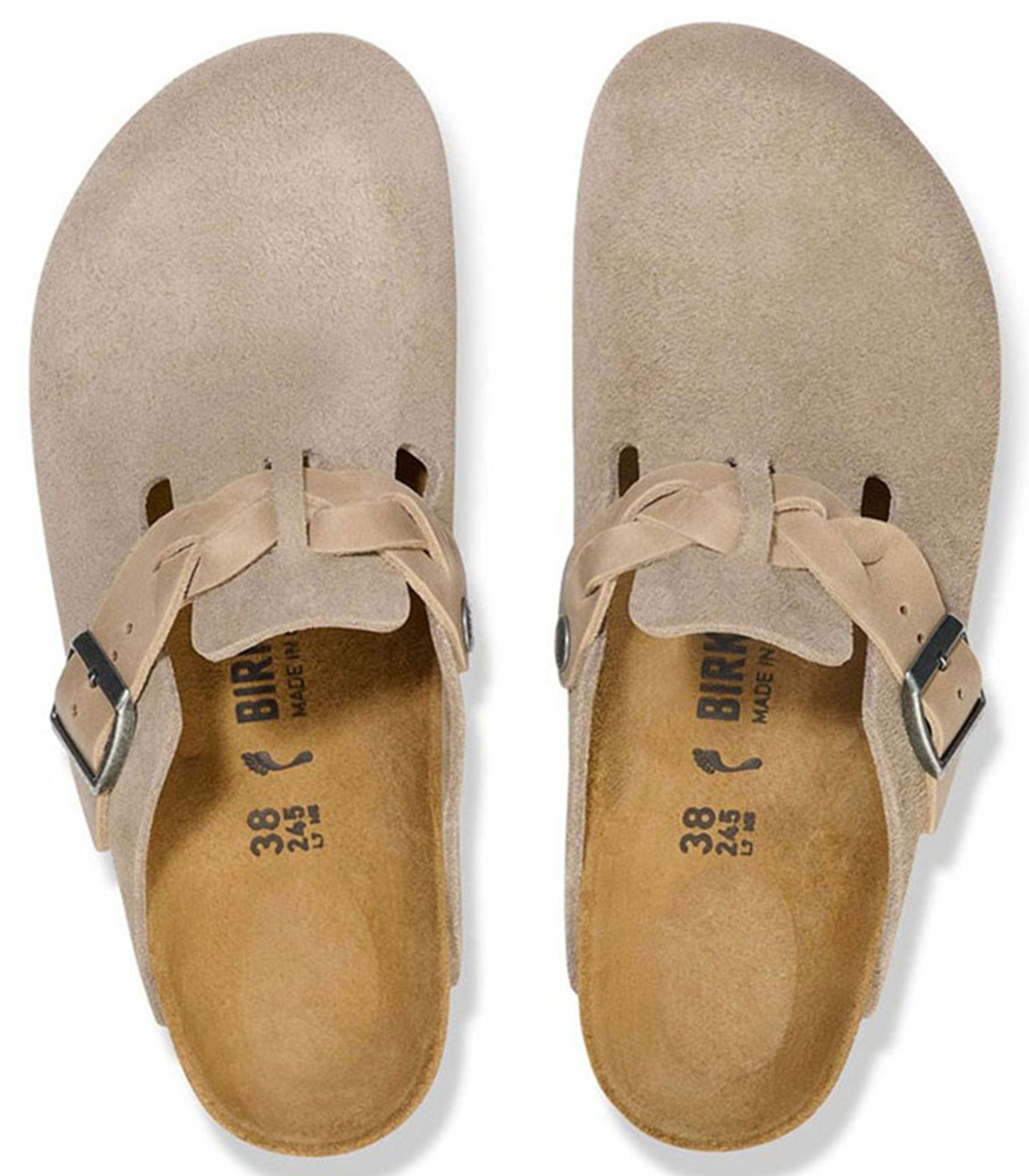 BIRKENSTOCK Boston Braided Womens Taupe