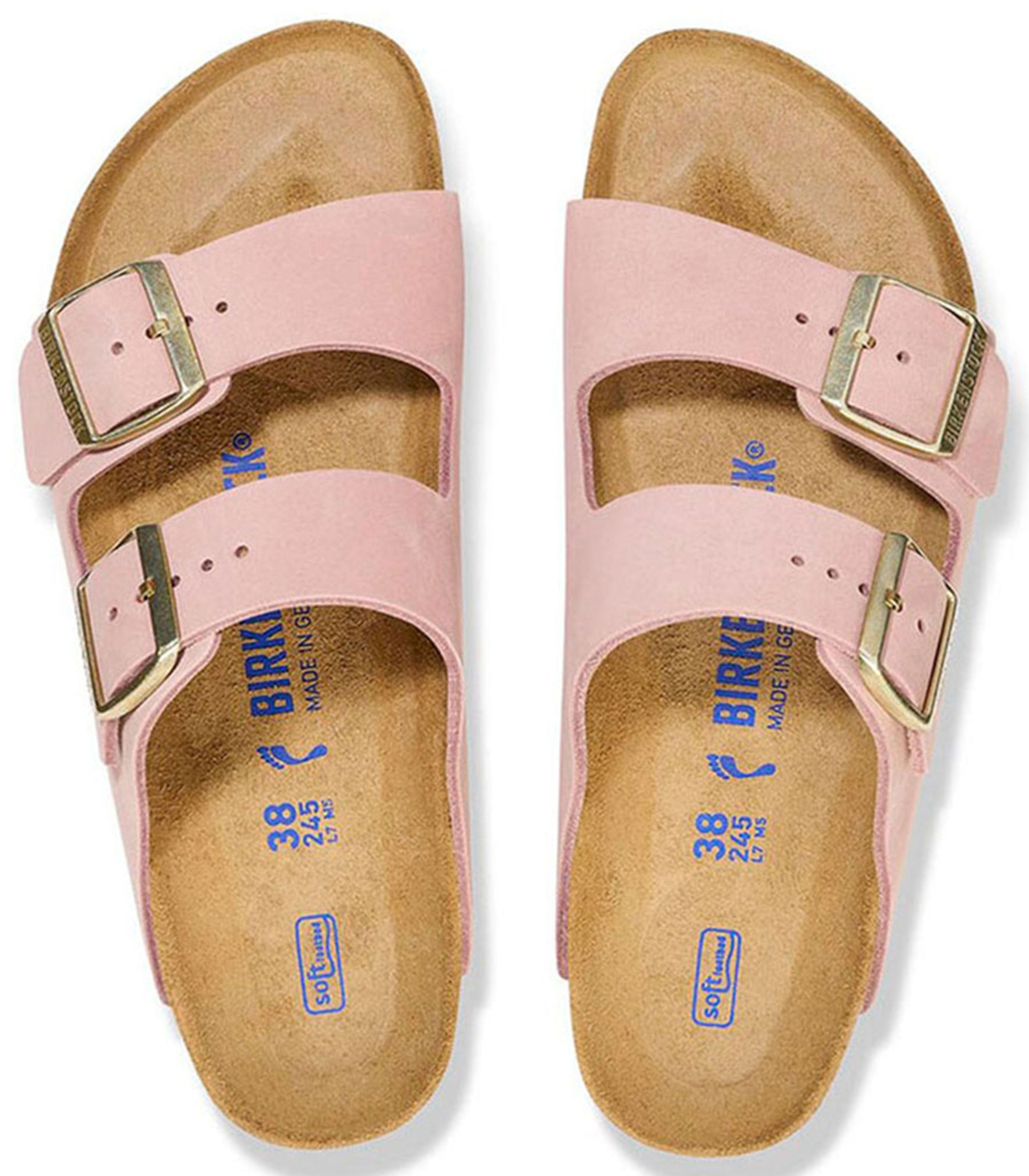 Birkenstock arizona soft footbed pink online