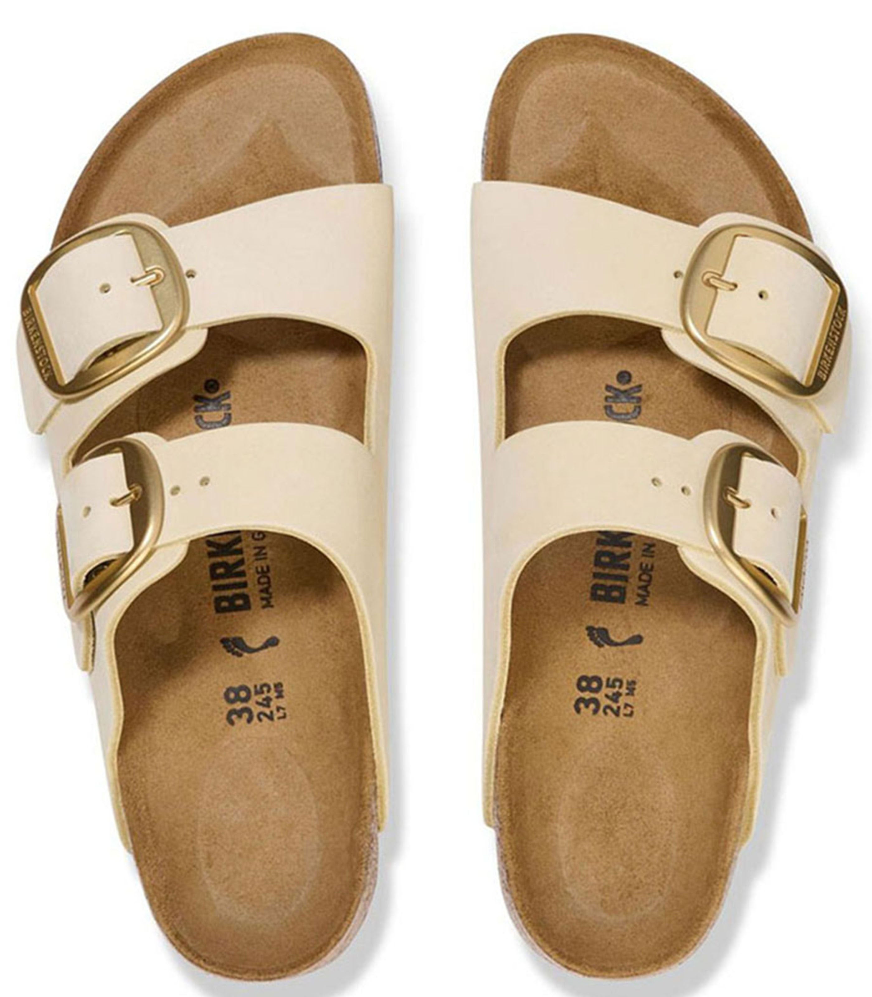 BIRKENSTOCK Arizona Big Buckle Womens Ecru