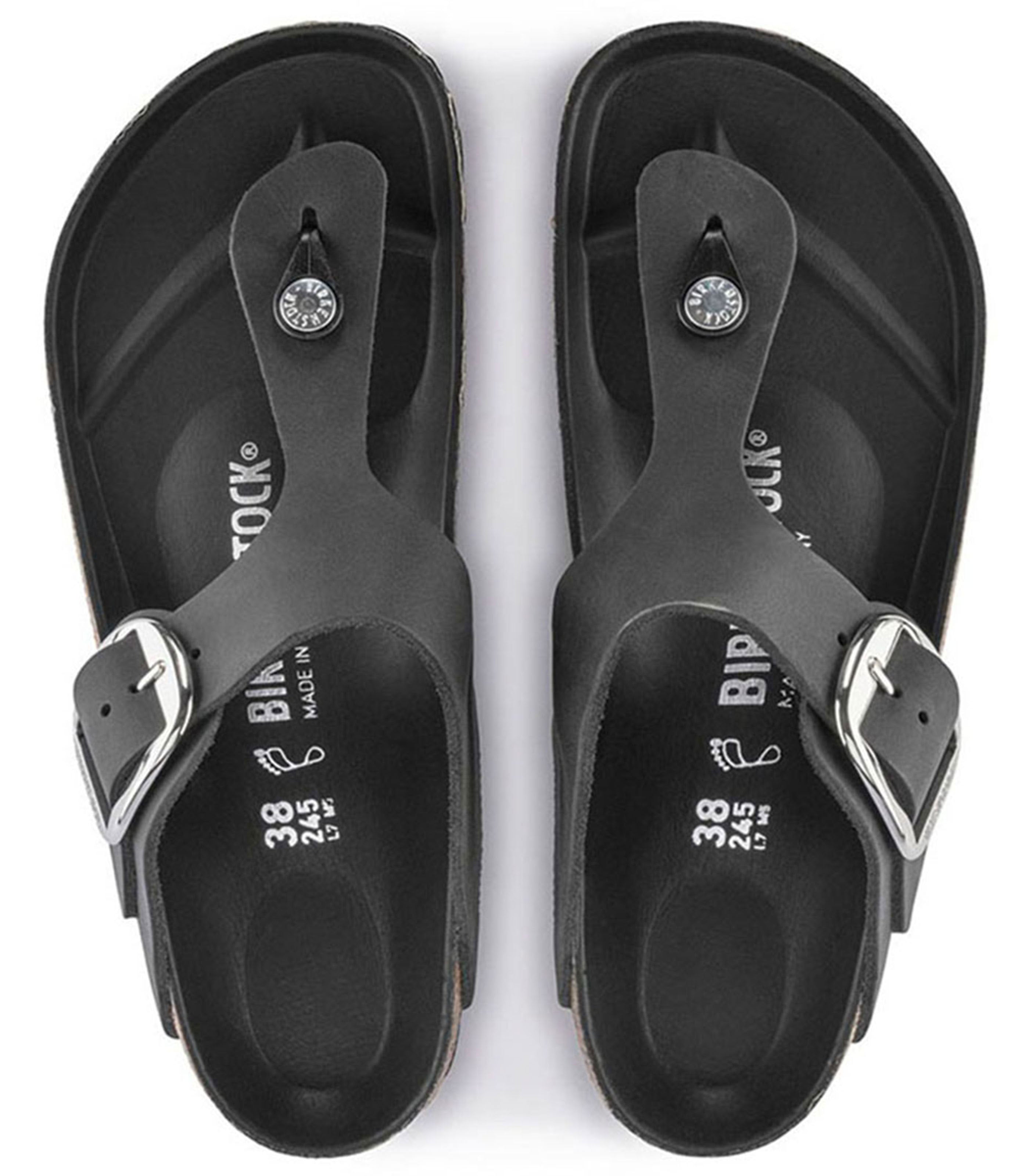 BIRKENSTOCK Gizeh Big Buckle Womens Black