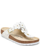 BIRKENSTOCK Gizeh Flower Embellishment Womens White