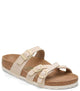 BIRKENSTOCK Franca Rivet Logo Womens Eggshell
