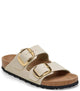 BIRKENSTOCK Arizona Big Buckle Rivet Logo Womens Eggshell