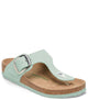 BIRKENSTOCK Gizeh Big Buckle Rivet Logo Womens Surf Green