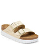 BIRKENSTOCK Arizona Flex Platform Womens Ecru