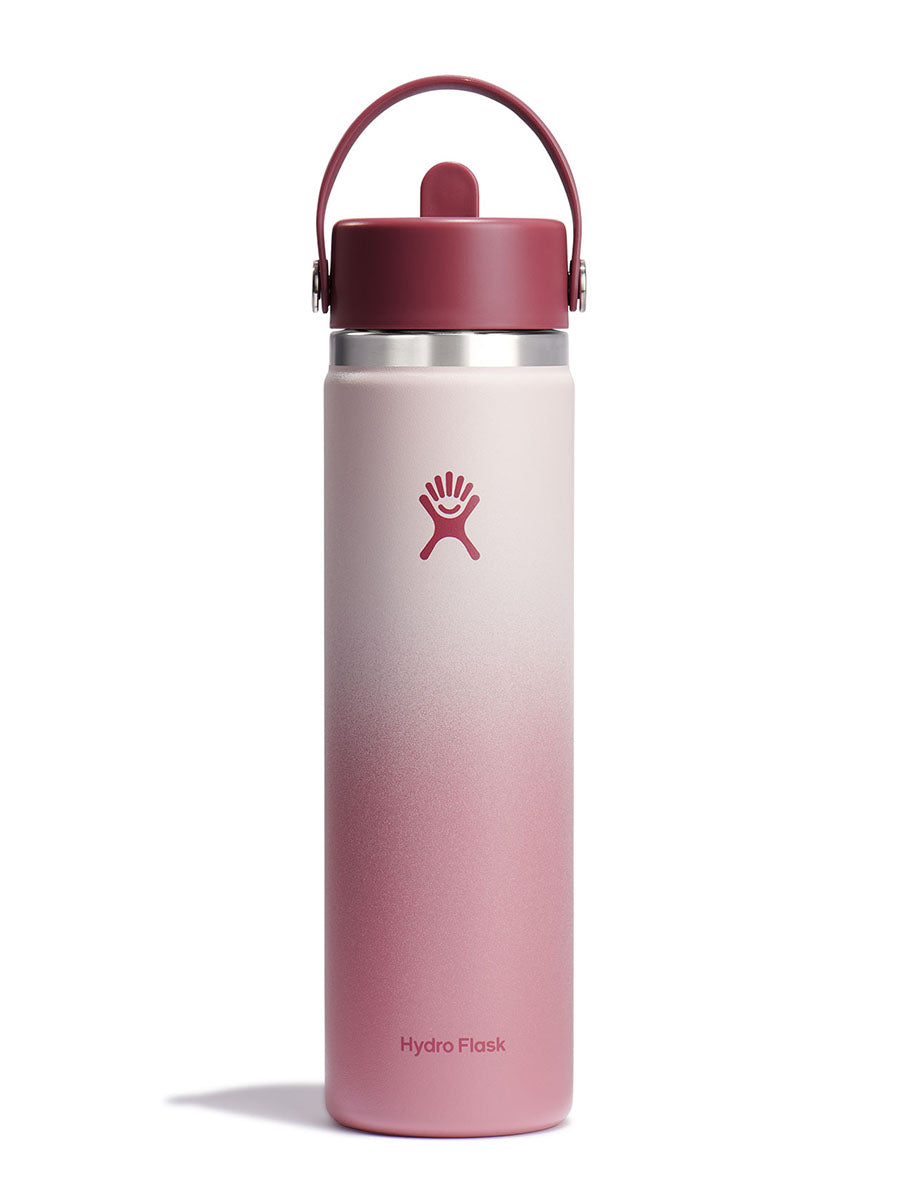 HYDRO FLASK HYDRO FLASK 24 OZ WIDE FLEX STRAW CAP BAYBERRY OMBRE