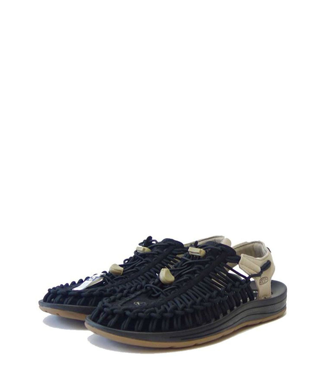 KEEN Keen Uneek Mens Black/Plaza Taupe Sneakers/Lifestlye