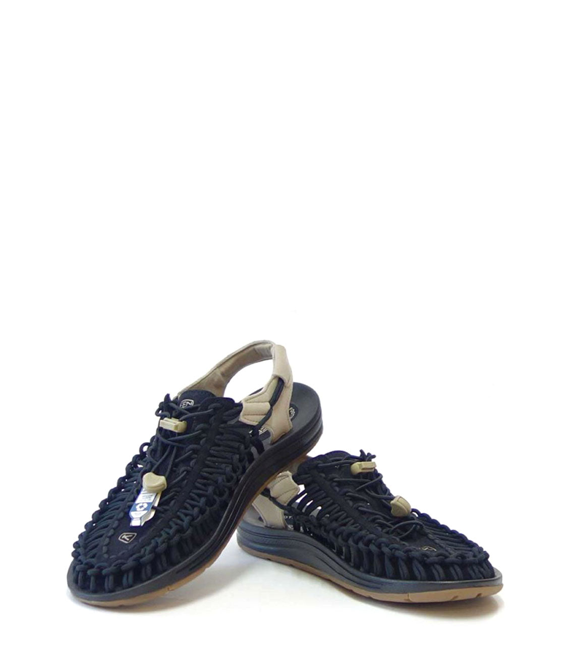 KEEN Keen Uneek Mens Black/Plaza Taupe Sneakers/Lifestlye