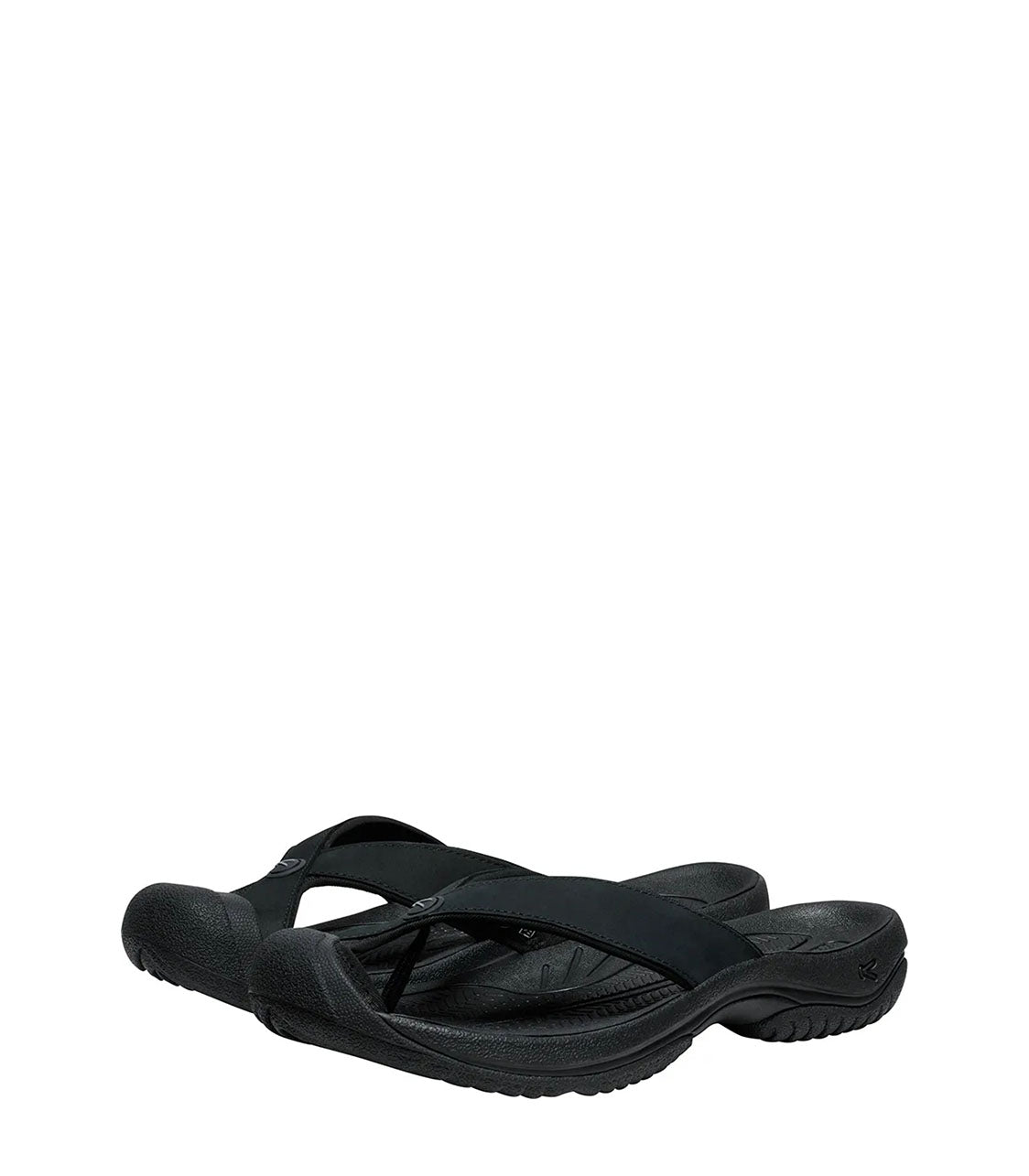 KEEN Keen Waimea TG Mens Black/Black Flip Flops/Slippers