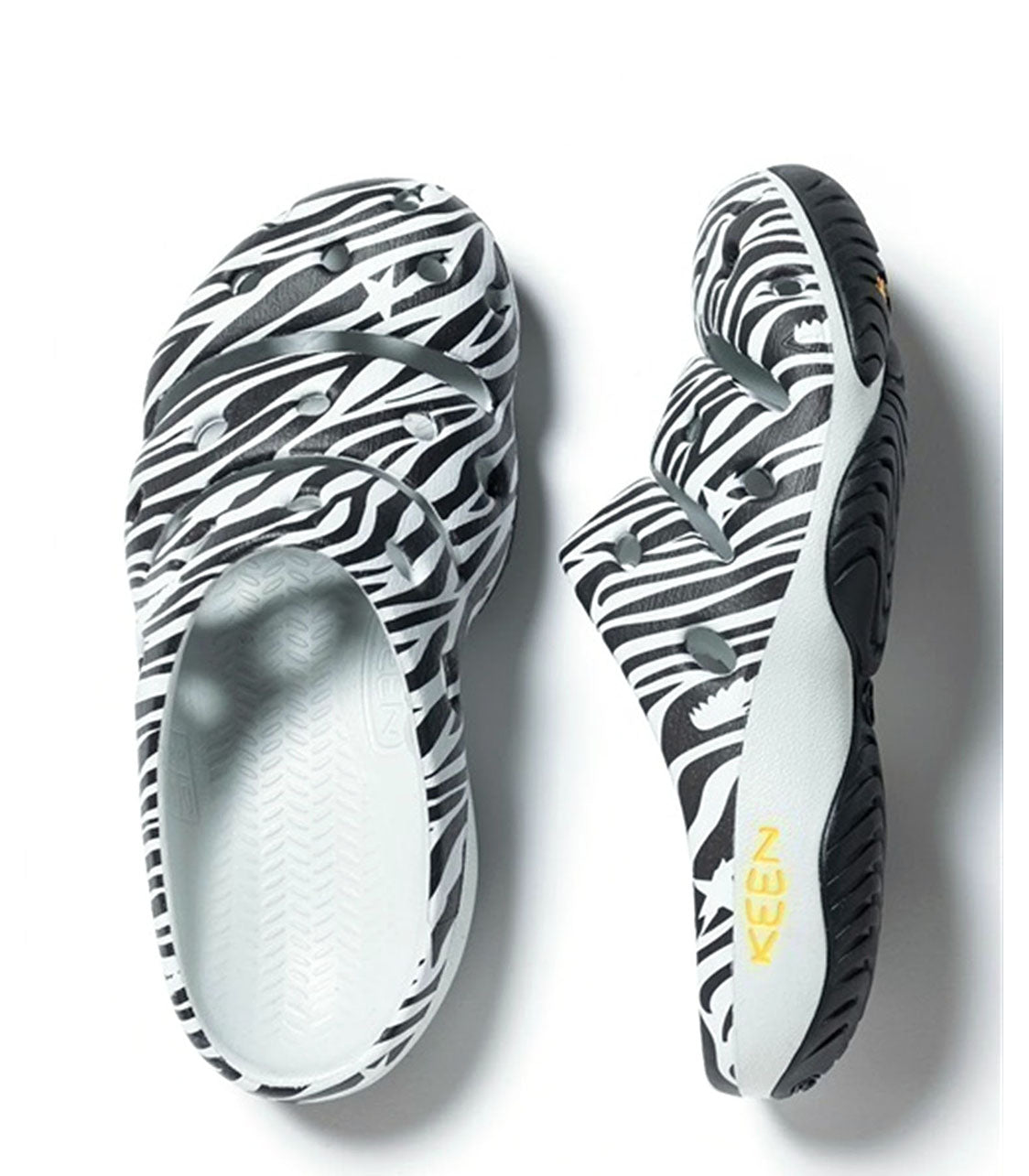 KEEN Keen Yogui Arts Mens Atmos Zebra Slip Ons