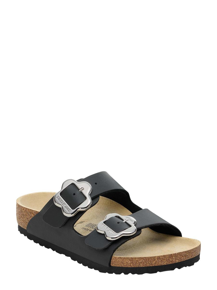 BIRKENSTOCK Arizona Flower Buckle Kids Sandals