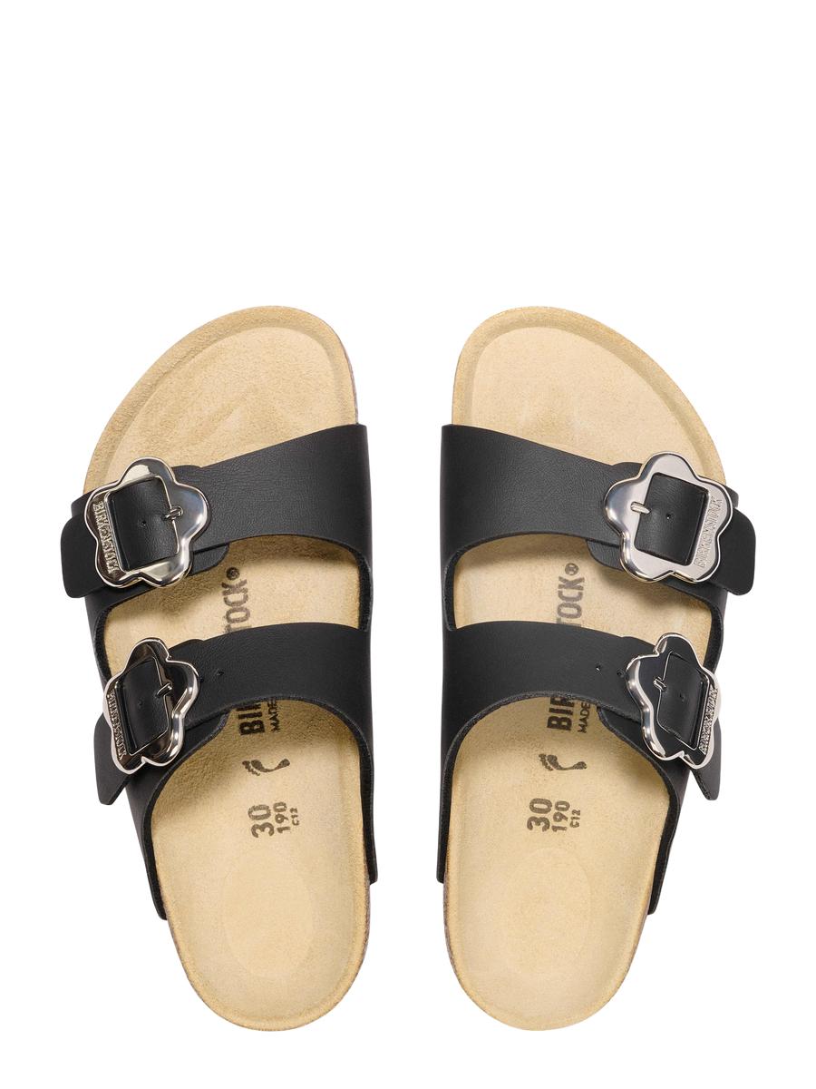BIRKENSTOCK Arizona Flower Buckle Kids Sandals