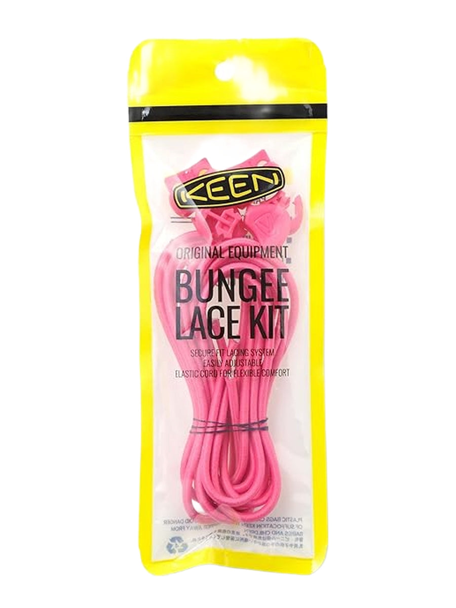 KEEN Keen Bungee Shoelace Kit Unisex Pink Laces