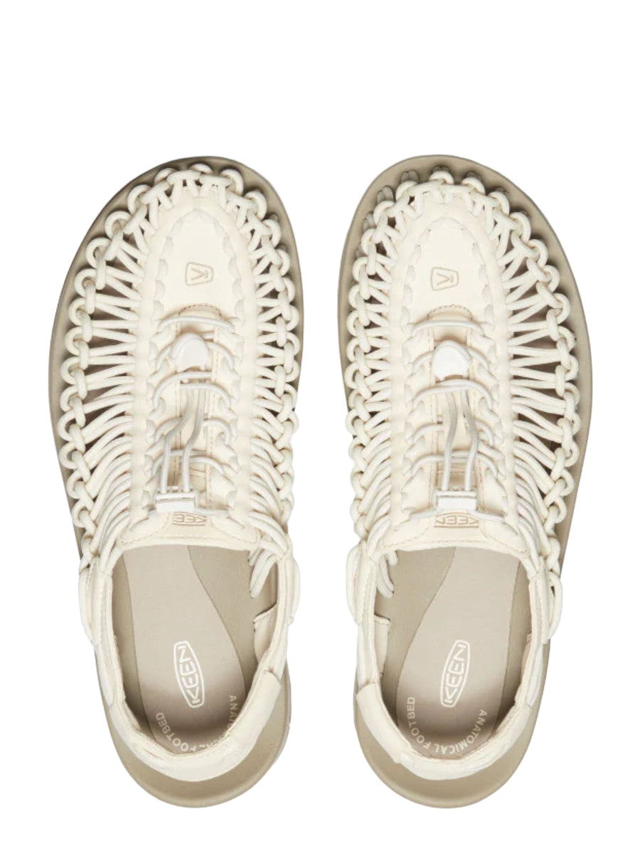 KEEN Keen Uneek Womens White Cap/Cornstalk Sneakers/Lifestyle