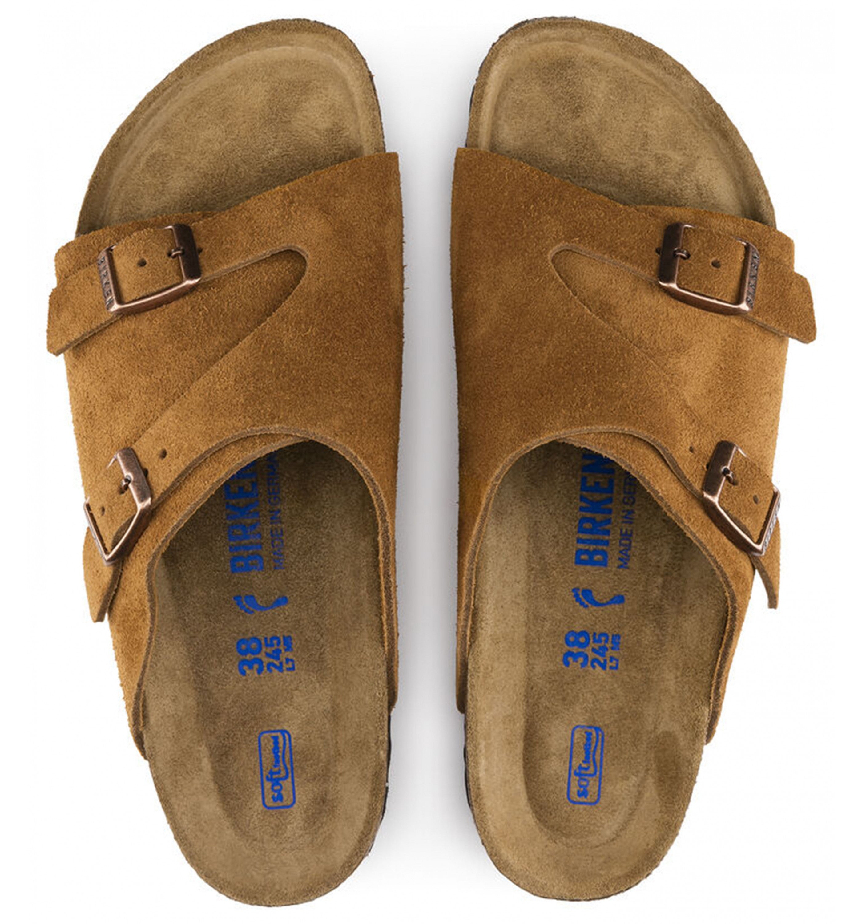 BIRKENSTOCK Zurich Sfb Suede (Buffed Tactiles) Mens Mens