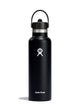 HYDRO FLASK 21 OZ STANDARD WITH FLEX STRAW CAP BLACK