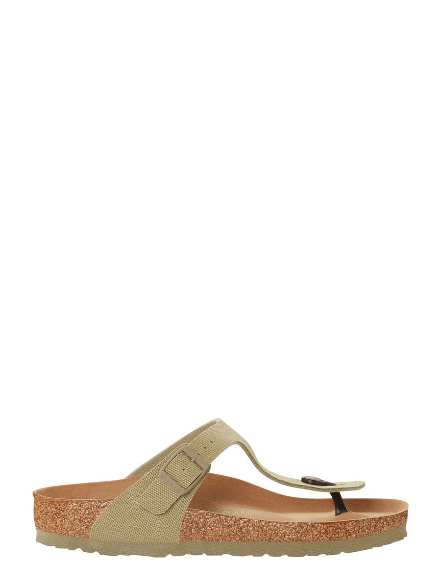 BIRKENSTOCK Gizeh Rivet Logo Vegan Canvas Womens