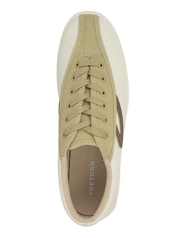 TRETORN Nylite Cream/Brown Mens Sneakers